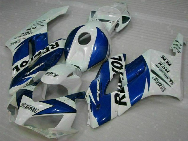 Discount 2004-2005 White Blue Repsol Honda CBR1000RR Motorbike Fairing Kits UK Discount 2004-2005 White Blue Repsol Honda CBR1000RR Motorbike Fairing Kits UK