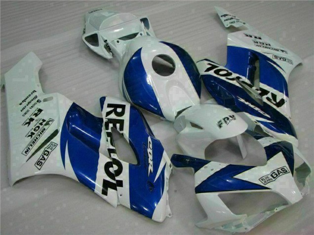 Discount 2004-2005 White Blue Repsol Honda CBR1000RR Motorbike Fairing Kits UK Discount 2004-2005 White Blue Repsol Honda CBR1000RR Motorbike Fairing Kits UK