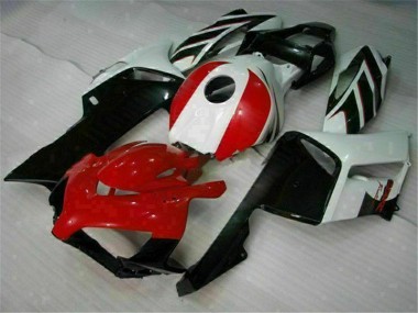 Discount 2004-2005 Black White Honda CBR1000RR Motorcycle Fairings Kits UK