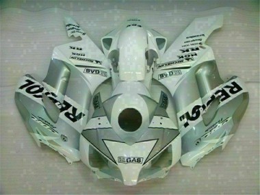 Discount 2004-2005 White Silver Repsol Honda CBR1000RR Motorcyle Fairings UK