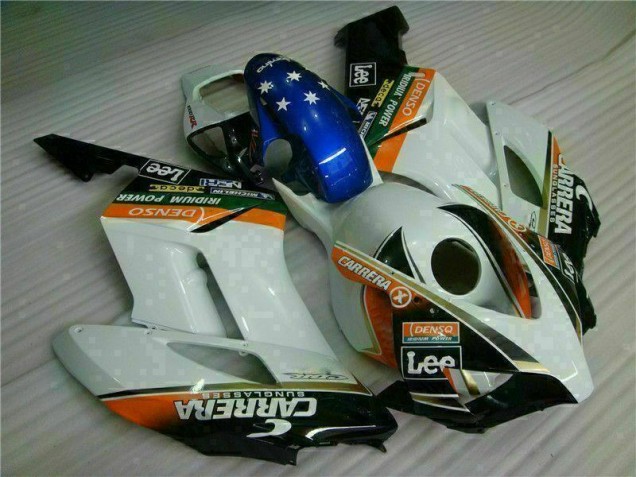 Discount 2004-2005 White Blue Honda CBR1000RR Replacement Fairings UK Discount 2004-2005 White Blue Honda CBR1000RR Replacement Fairings UK