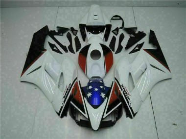 Discount 2004-2005 White Black Honda CBR1000RR Motorcycle Fairings Kit UK
