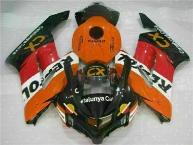 Discount 2004-2005 Orange Repsol CX Honda CBR1000RR Replacement Motorcycle Fairings UK