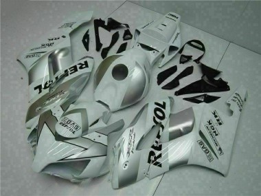 Discount 2004-2005 Silver White Repsol Honda CBR1000RR Motorcylce Fairings UK