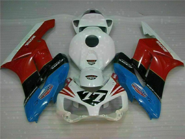 Discount 2004-2005 White Red 77 Honda CBR1000RR Motorcycle Fairing Kits UK Discount 2004-2005 White Red 77 Honda CBR1000RR Motorcycle Fairing Kits UK