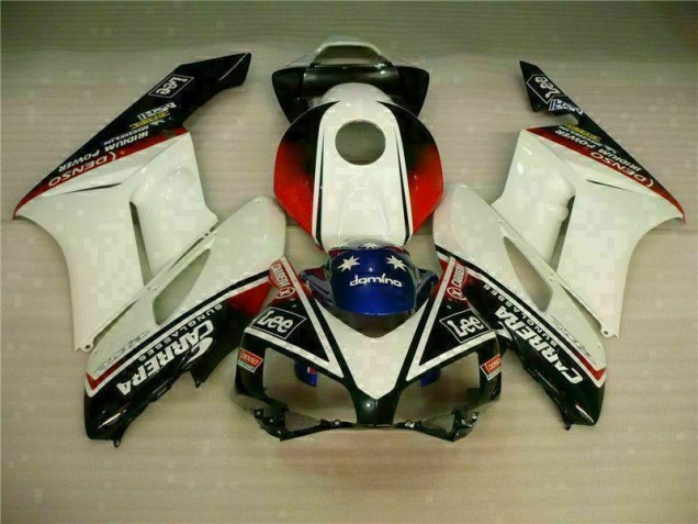 Discount 2004-2005 White Black Honda CBR1000RR Motorbike Fairing Kits UK Discount 2004-2005 White Black Honda CBR1000RR Motorbike Fairing Kits UK