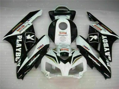 Discount 2004-2005 Black White Honda CBR1000RR Motorcycle Fairings UK