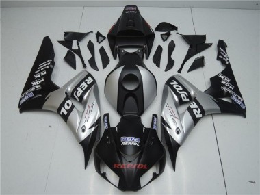 Discount 2004-2005 Black Silver Repsol Honda CBR1000RR Motorcyle Fairings UK