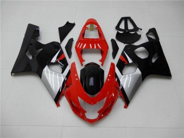 Discount 2004-2005 Red Black Suzuki GSXR 600/750 Motorbike Fairing Kits UK