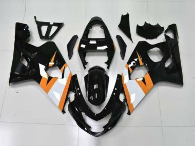Discount 2004-2005 Orange Black Suzuki GSXR 600/750 Motorcycle Fairings UK