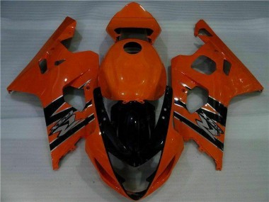 Discount 2004-2005 Orange Black Suzuki GSXR 600/750 Motorcycle Fairings Kits UK