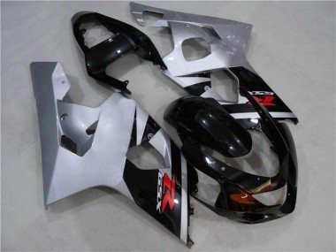 Discount 2004-2005 Black Silver Suzuki GSXR 600/750 Motorcycle Fairing Kit UK