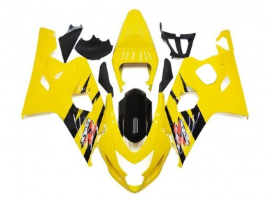 Discount 2004-2005 Yellow Black Suzuki GSXR 600/750 Motorbike Fairings UK