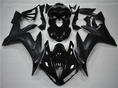 Discount 2004-2006 Glossy Matte Black Yamaha YZF R1 Bike Fairing Kit UK