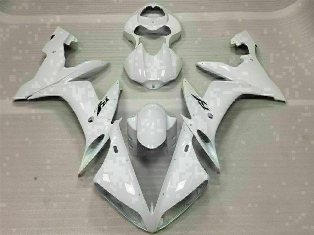 Discount 2004-2006 White Yamaha YZF R1 Motorbike Fairing Kits UK