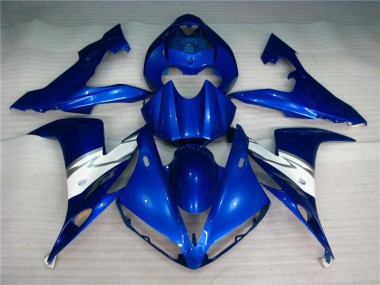 Discount 2004-2006 Blue White Yamaha YZF R1 Bike Fairings UK
