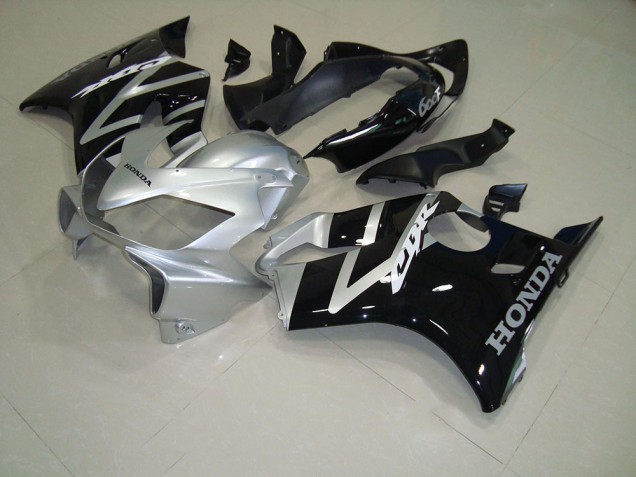 Discount 2004-2007 Black Silver Honda CBR600 F4i Motorcycle Fairing Kits UK Discount 2004-2007 Black Silver Honda CBR600 F4i Motorcycle Fairing Kits UK