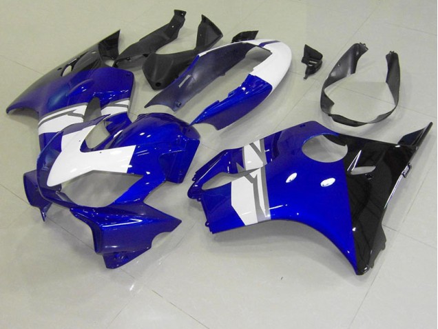 Discount 2004-2007 White Blue Black Honda CBR600 F4i Bike Fairing Kit UK