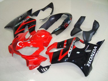Discount 2004-2007 Black Red Honda CBR600 F4i Motor Fairings UK