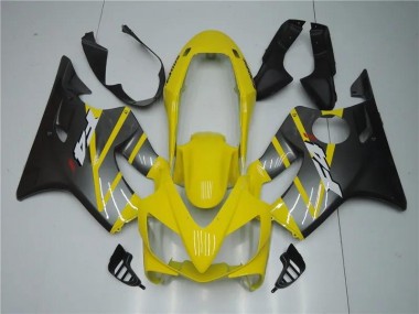Discount 2004-2007 Yellow Grey Honda CBR600 F4i Bike Fairing Kit UK