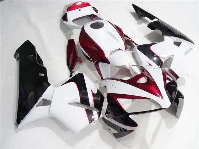 Discount 2005-2006 Red White Black Honda CBR600RR Motorcycle Fairing UK Discount 2005-2006 Red White Black Honda CBR600RR Motorcycle Fairing UK