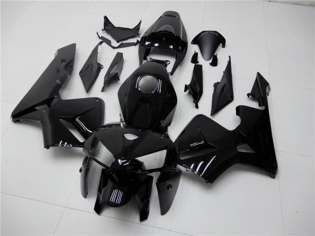Discount 2005-2006 Glossy Black Honda CBR600RR Motorcycle Fairing Kit UK