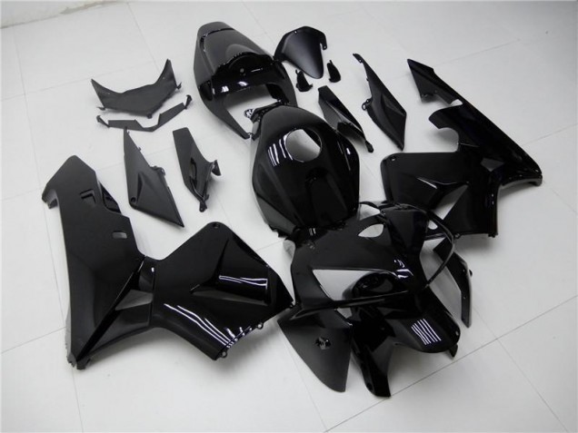 Discount 2005-2006 Glossy Black Honda CBR600RR Motorcycle Fairing Kit UK