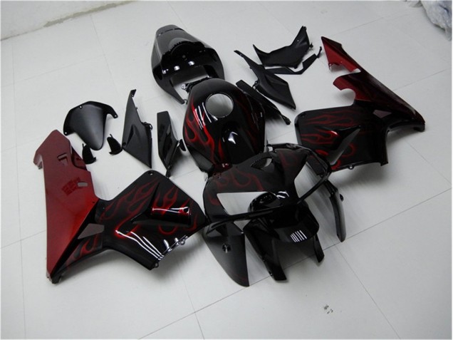 Discount 2005-2006 Red Flame Black Honda CBR600RR Bike Fairings UK Discount 2005-2006 Red Flame Black Honda CBR600RR Bike Fairings UK