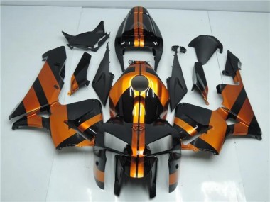 Discount 2005-2006 Orange Black Honda CBR600RR Motorcycle Fairing Kits UK
