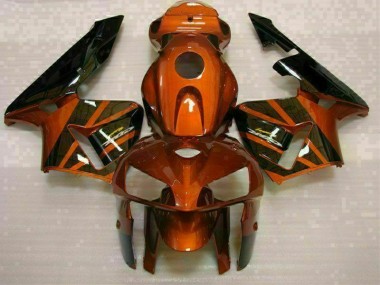 Discount 2005-2006 Orange Black Honda CBR600RR Bike Fairings UK