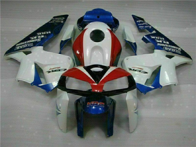 Discount 2005-2006 White Blue Honda CBR600RR Moto Fairings UK Discount 2005-2006 White Blue Honda CBR600RR Moto Fairings UK