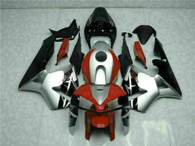 Discount 2005-2006 Black Silver Red Honda CBR600RR Motorcycle Fairings UK Discount 2005-2006 Black Silver Red Honda CBR600RR Motorcycle Fairings UK