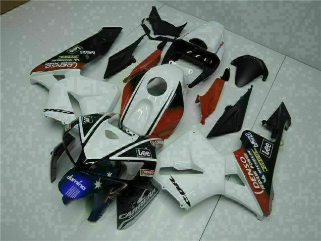 Discount 2005-2006 White Red Black Lee Honda CBR600RR Motorbike Fairing UK Discount 2005-2006 White Red Black Lee Honda CBR600RR Motorbike Fairing UK