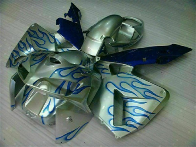 Discount 2005-2006 White Blue Flame Honda CBR600RR Motorcycle Fairing Kit UK Discount 2005-2006 White Blue Flame Honda CBR600RR Motorcycle Fairing Kit UK