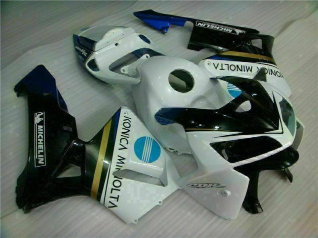 Discount 2005-2006 White Black Honda CBR600RR Replacement Motorcycle Fairings UK Discount 2005-2006 White Black Honda CBR600RR Replacement Motorcycle Fairings UK