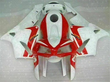 Discount 2005-2006 Red White Honda CBR600RR Motor Fairings UK