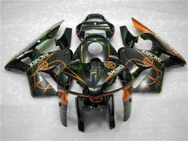 Discount 2005-2006 Black Orange BACARDI Honda CBR600RR Motorcycle Fairing UK