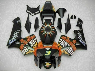 Discount 2005-2006 Black Honda CBR600RR Motorbike Fairing UK