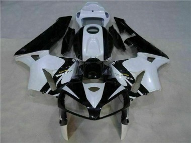 Discount 2005-2006 White Black Honda CBR600RR Motorbike Fairing UK