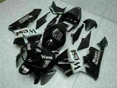 Discount 2005-2006 Black West Honda CBR600RR Motorbike Fairing Kits UK