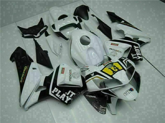 Discount 2005-2006 White Playboy 14 Honda CBR600RR Motorcycle Replacement Fairings UK Discount 2005-2006 White Playboy 14 Honda CBR600RR Motorcycle Replacement Fairings UK