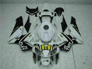 Discount 2005-2006 White Playboy 14 Honda CBR600RR Motorcycle Replacement Fairings UK