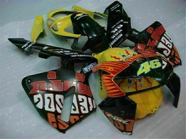 Discount 2005-2006 Black Red Yellow 46 Honda CBR600RR Motorcycle Fairing UK Discount 2005-2006 Black Red Yellow 46 Honda CBR600RR Motorcycle Fairing UK