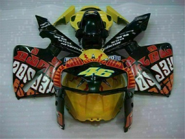 Discount 2005-2006 Black Red Yellow 46 Honda CBR600RR Motorcycle Fairing UK