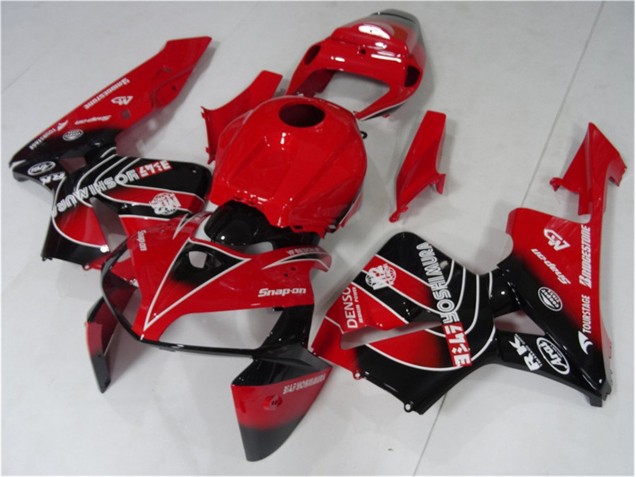 Discount 2005-2006 Red Black Honda CBR600RR Motorcycle Fairing Kit UK Discount 2005-2006 Red Black Honda CBR600RR Motorcycle Fairing Kit UK