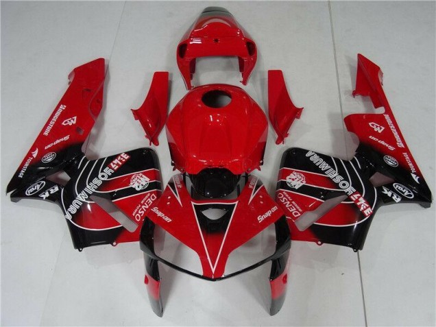 Discount 2005-2006 Red Black Honda CBR600RR Motorcycle Fairing Kit UK Discount 2005-2006 Red Black Honda CBR600RR Motorcycle Fairing Kit UK