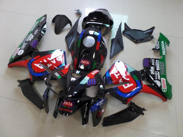 Discount 2005-2006 Black Red Pata Honda CBR600RR Motorbike Fairings UK Discount 2005-2006 Black Red Pata Honda CBR600RR Motorbike Fairings UK