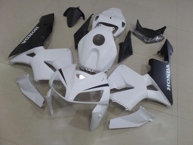 Discount 2005-2006 White Black Honda CBR600RR Motorcycle Fairings UK