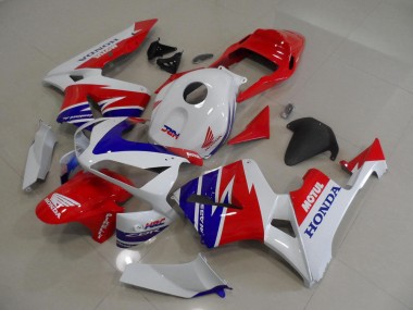 Discount 2005-2006 White Blue Red Motul HRC Honda CBR600RR Moto Fairings UK