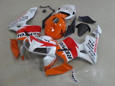 Discount 2005-2006 Orange White Repsol Honda CBR600RR Motorbike Fairings UK